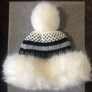 Fuzzy Toque with Pom-Pom